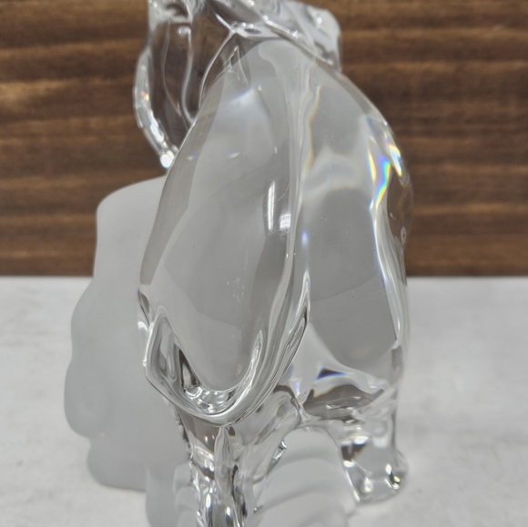 Lenox Crystal Elephant with satin baby - Picture 5 of 11
